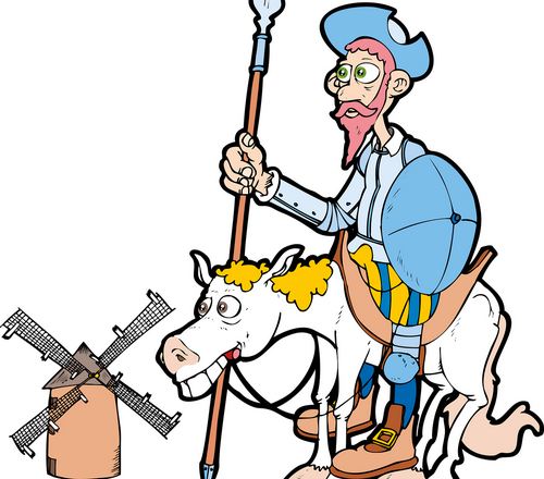 The Mayor tilts at windmills!