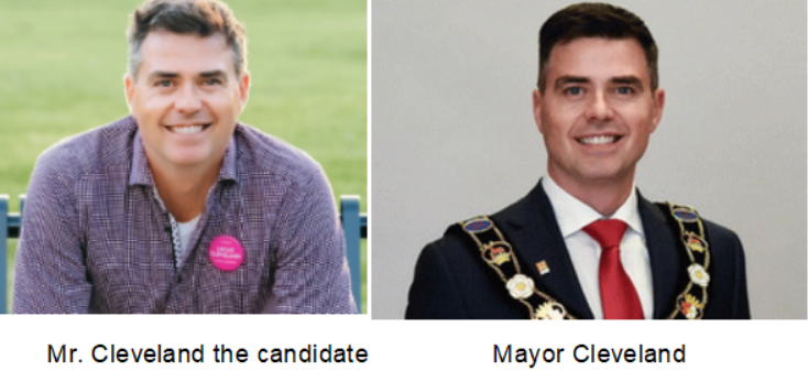 Mr. Cleveland is campaigning again from the Chair! This time it is Toxic